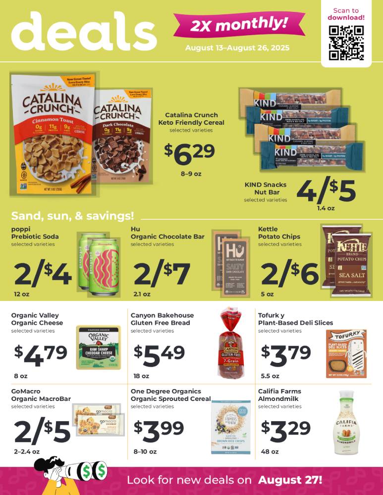 Ramona Family Naturals - monthly specials page 1