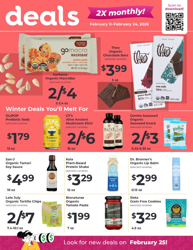 Ramona Family Naturals - monthly specials page 1