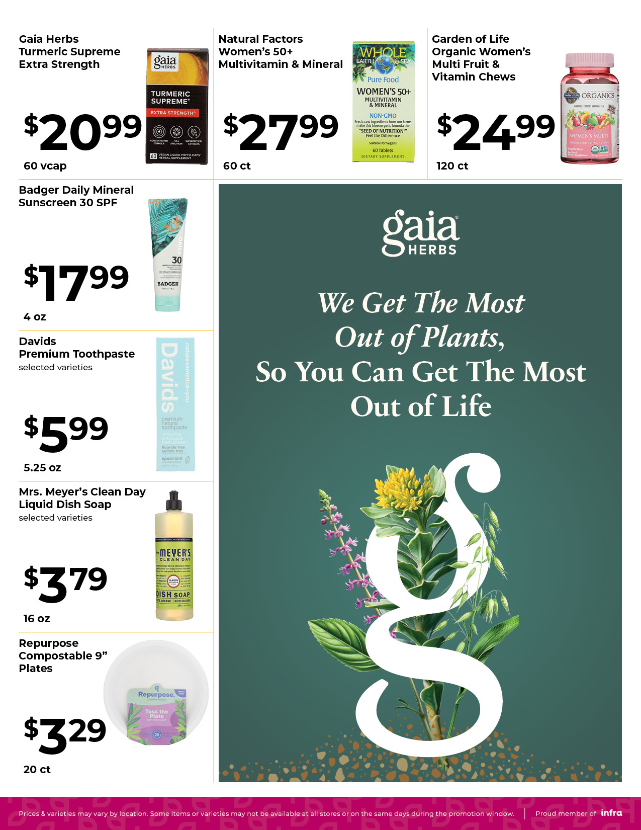 Ramona Family Naturals - monthly specials page 9