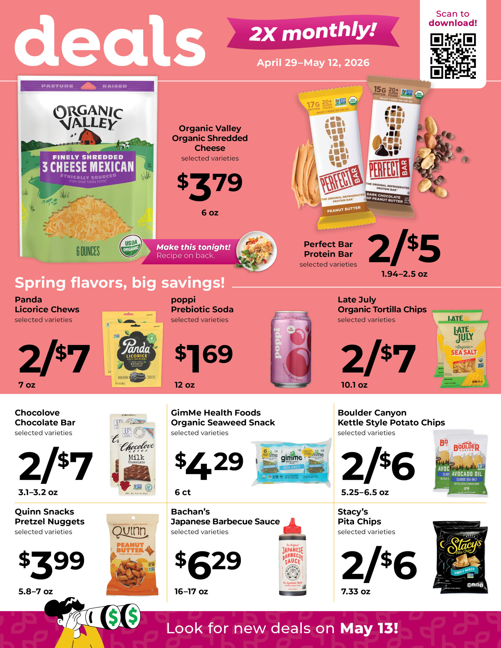 Ramona Family Naturals - monthly specials page 1