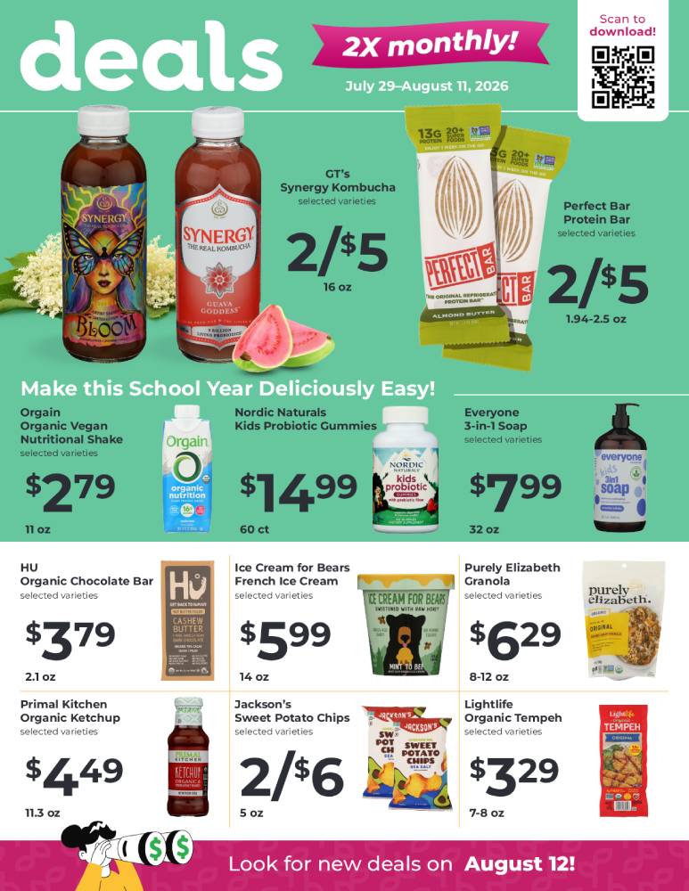 Ramona Family Naturals - monthly specials page 1