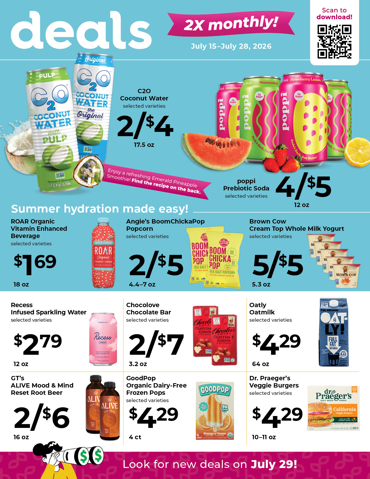 Ramona Family Naturals - monthly specials page 1