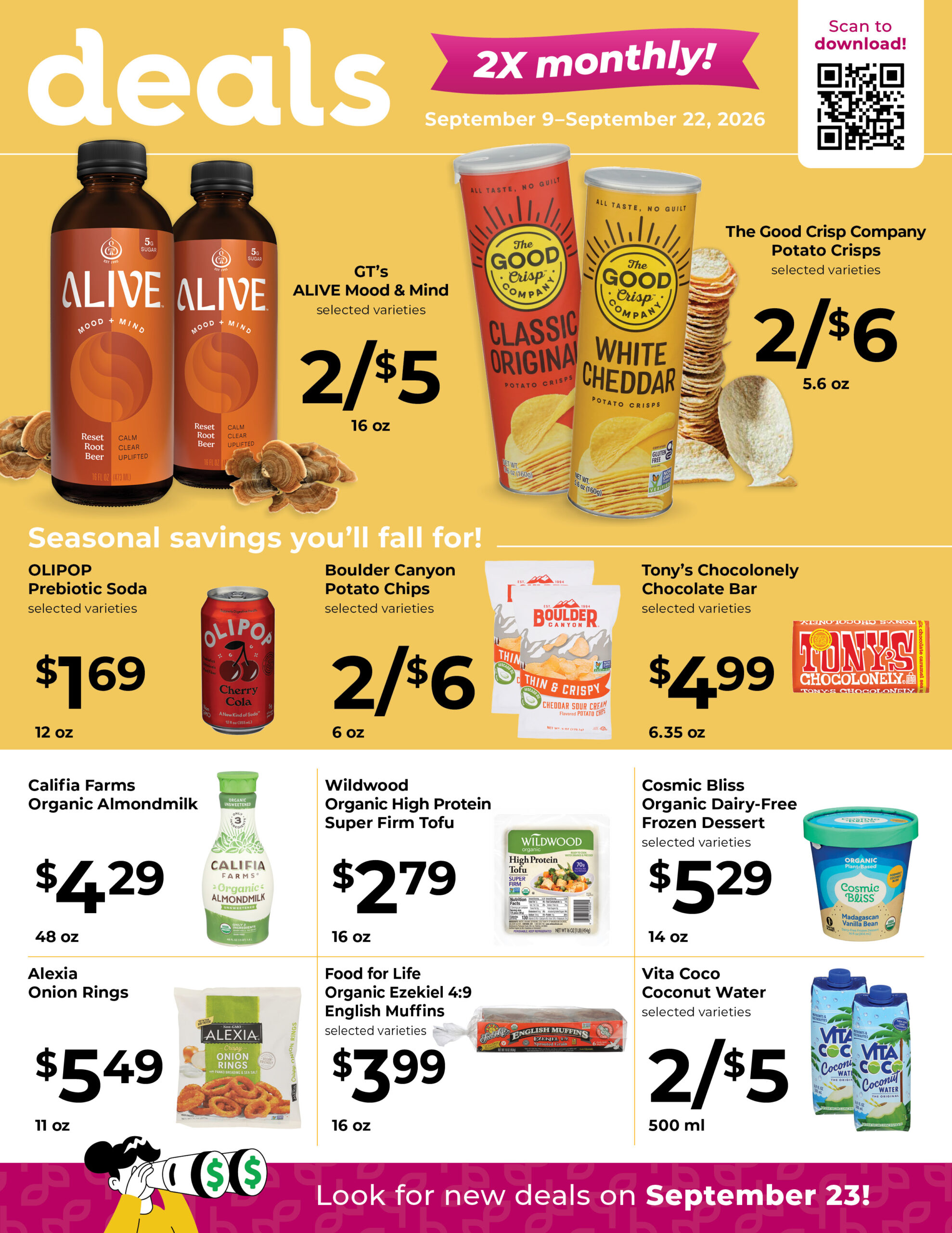 Ramona Family Naturals - monthly specials page 1